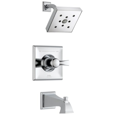 Delta Dryden Monitor® 14 Series H2Okinetic® Tub & Shower Trim Chrome T14451-H2O